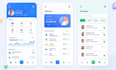 web and mobile app UI UX design in figma with design system