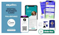 design digital business card, canva card, invitation, interactive PDF