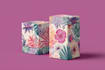 design premium cosmetic label and box packaging design