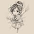 draw cute anime chibi art character design
