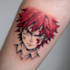 make comic cartoon anime tattoo design