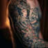 desing a tattoo in japanese style