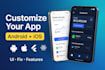 customize and modify android and ios apps professionally