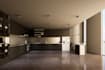design kitchen interior in 3d and render