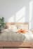 bedding mockup white bed sheets pillow covers PSD editable
