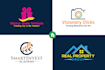 do modern minimalist custom business logo design and redesign