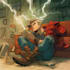 comic book illustration graphics novel superhero