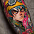 make comic cartoon anime tattoo design