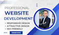 build professional and attractive website development
