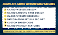 design or redesign carrd website, carrd landing page design and carrd portfolio