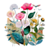 create a botanical watercolor illustration