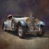 draw vintage car portrait painting