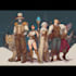 create dnd party art illustration