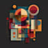 create abstract geometric digital art