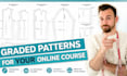 create clo 3d clothing pattern making soft pattern grading PDF dxf a4 a0 format
