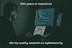 conduct professional research related to cybersecurity