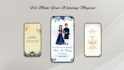 create wedding invitation video for you