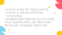 create elearning and kids coding training videos with voice over