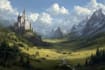 draw anime and concept art landscape background