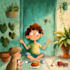 draw a digital illustration, children illustration