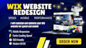 redesign and optimize your wix website for speed and mobile