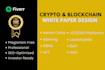 write and design catchy ico, nft, blockchain, crypto white paper