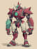 create an mecha, gundam, and robot design