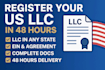 register your llc in any US state with complete documentation