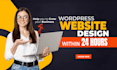 design and build a website in 1 day on wordpress elementor