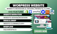 design, duplicate or clone wix website, wordpress website development cloning