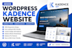 design wordpress kadence website, kadence block, kadence pro, kadence theme