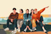design character vector illustrations for comercial use
