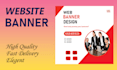 do website banner, ads banner and ecommerce banner design