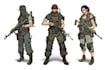 draw 2d game art military character design