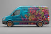 vehicle wrap design, car wrap design, van wrap design