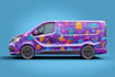 vehicle wrap design, car wrap design, van wrap design