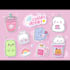 draw cute kawaii doodles, stickers illustrations