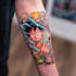 make comic cartoon anime tattoo design