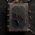design an eccentric dark book cover