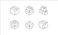 design unique, simple, and modern line art icon set