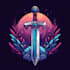 create amedieval fantasy game, rpg, mmo game logo design