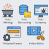 professionally mine and scrape data from any website