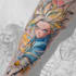 make comic cartoon anime tattoo design
