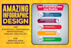 create professional unique infographic design