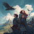 draw fantasy book cover, illustration