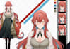 draw and rig 2d vtuber model, live2d model, anime vtuber model, vtuber rigging