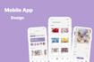 design modern mobile app and web UI UX