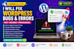 troubleshoot and fix wordpress bugs within 1 hour