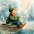 draw digital watercolor children book illustration