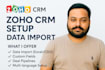 zoho CRM with deals and fields